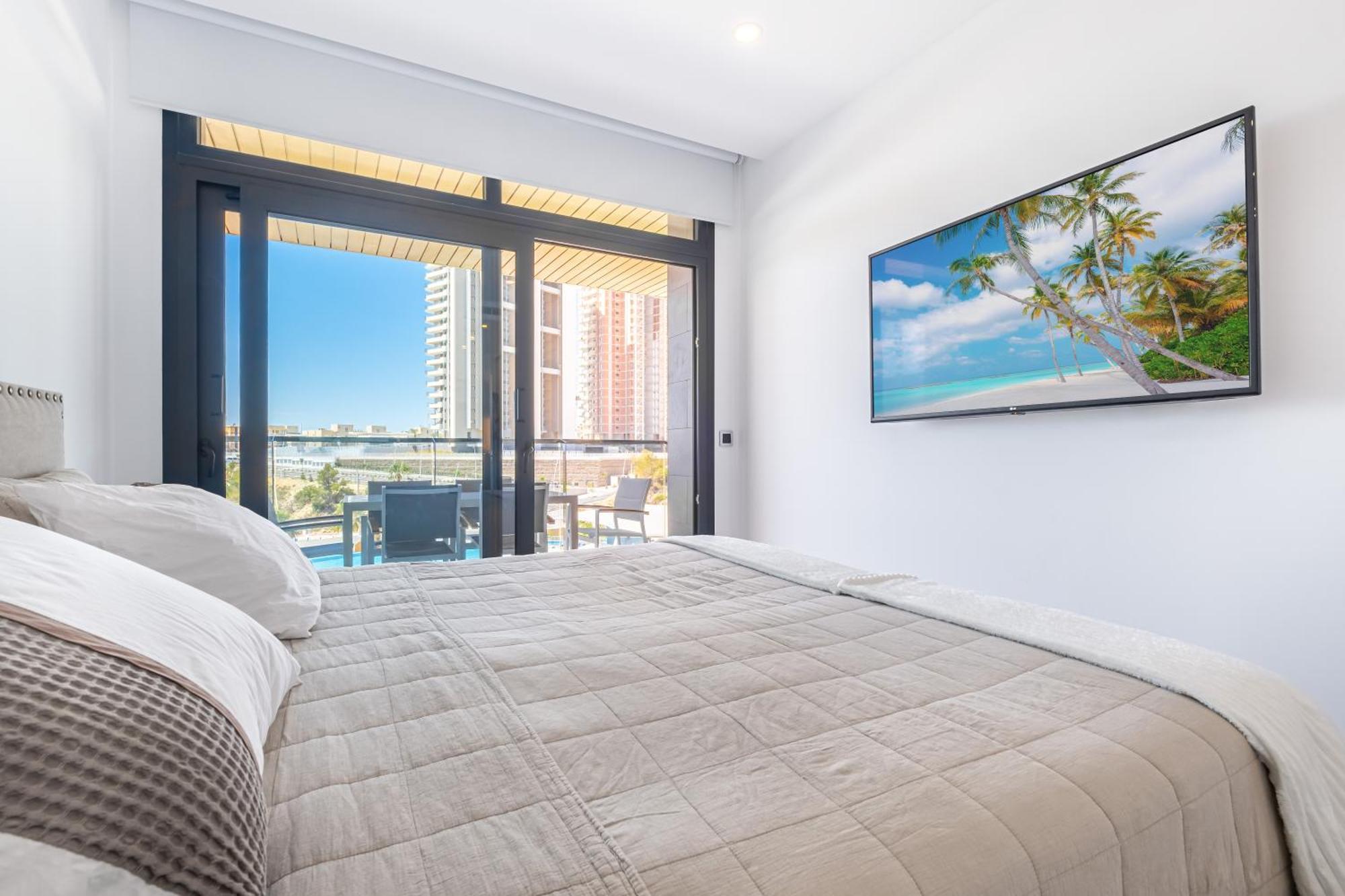 Sunset Waves Siesta Apartment เบนิดอร์ม ภายนอก รูปภาพ